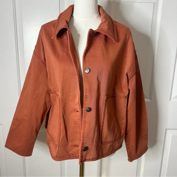 NWT LOGO by Lori Goldstein Patch Pocket Jacket with Embroidery (Size L) - Picture 3 of 8